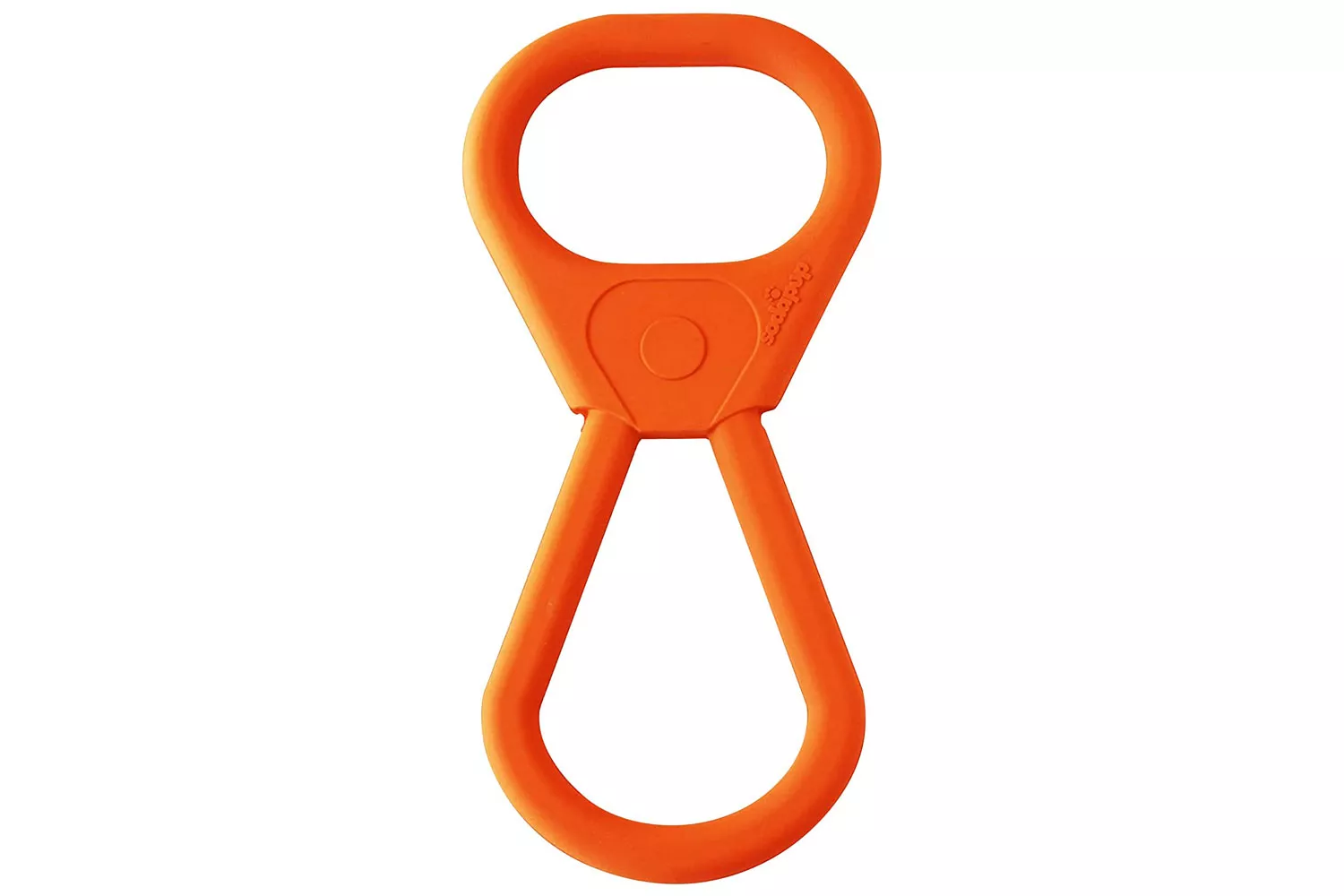 SodaPup Pop Top Rubber Tug Toy, Orange Squeeze